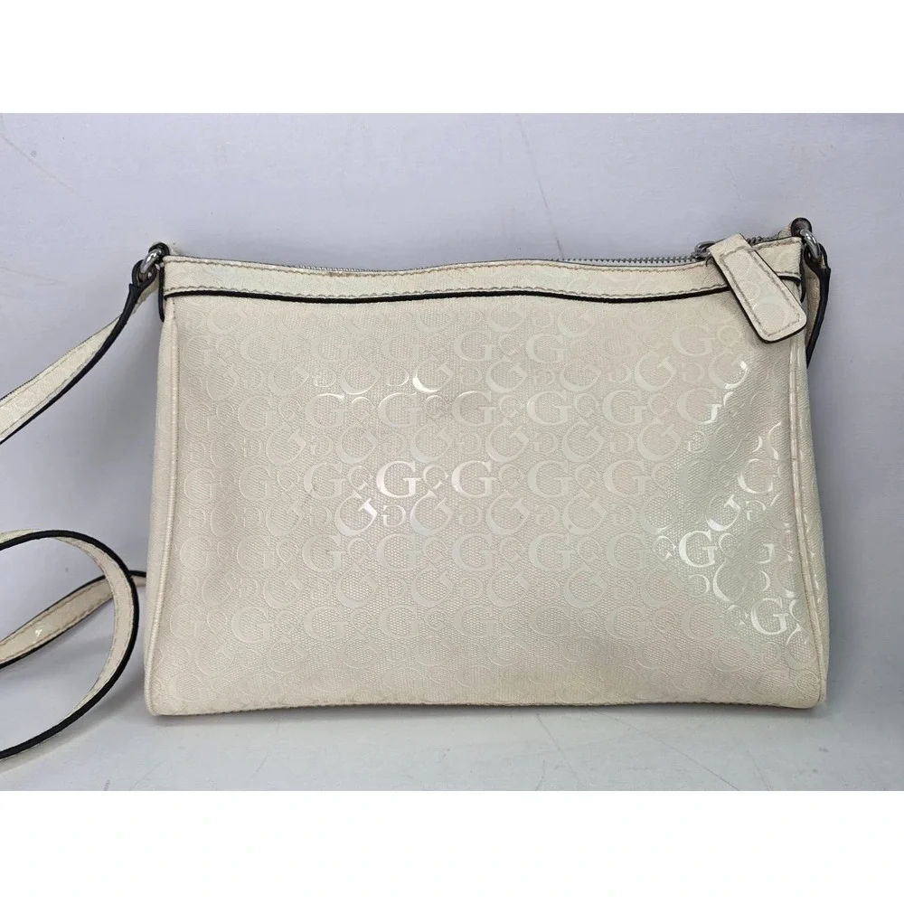 Guess‎ Purse White Cream Crossbody Handbag Shoulder Bag Purse BB508814